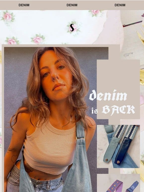 Denim Sash Bags are back – for 48 hours only!