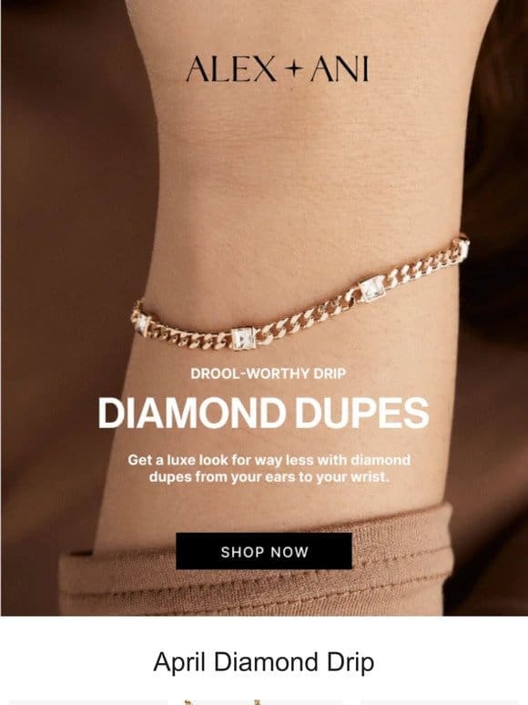 Diamond Dupes = On Sale