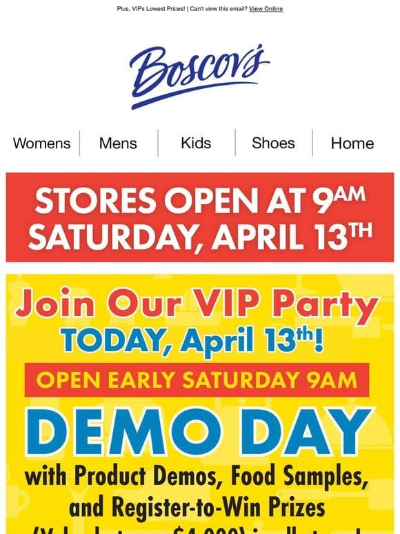 Did You Boscov Today Daily Deals Final Hours!