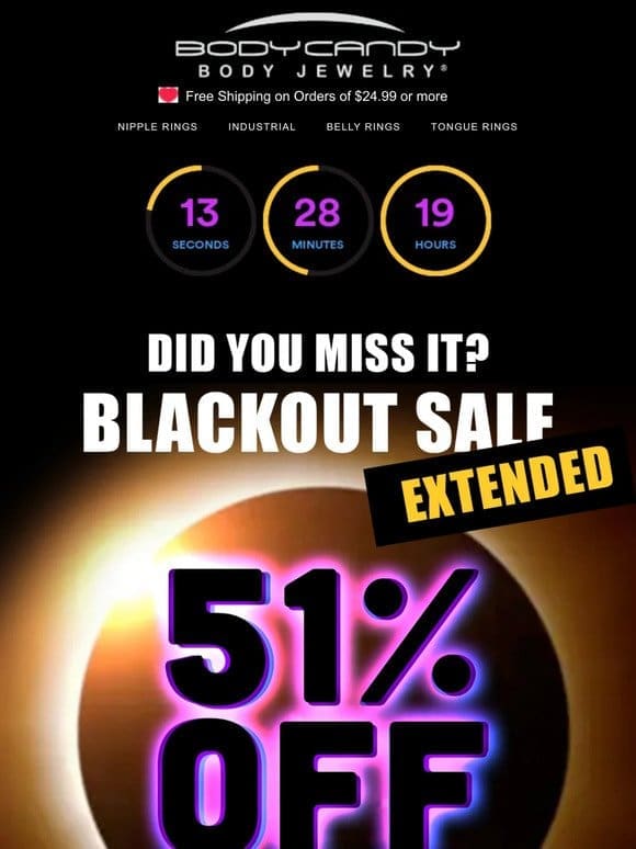 Did you miss it⁉️ 51% OFF Extended