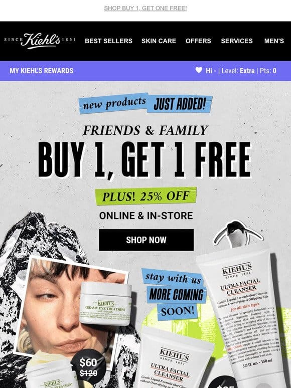 Did you see the NEW faves added to BUY 1 GET 1 FREE?