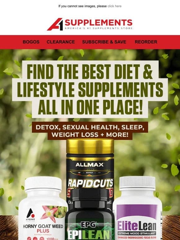 Diet & Lifestyle Supplements All in One Place!