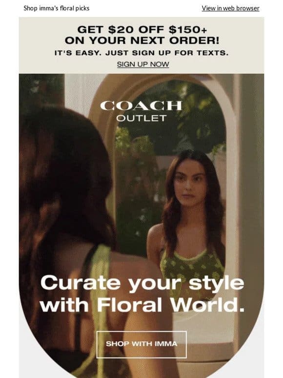 Discover Coach Floral World