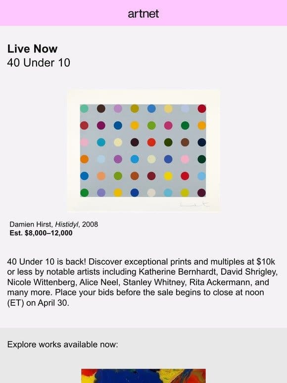 Discover Exceptional Prints and Multiples at $10k or Less