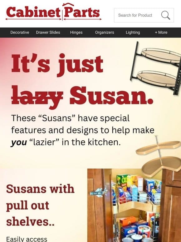 Discover LATEST Lazy Susan Features