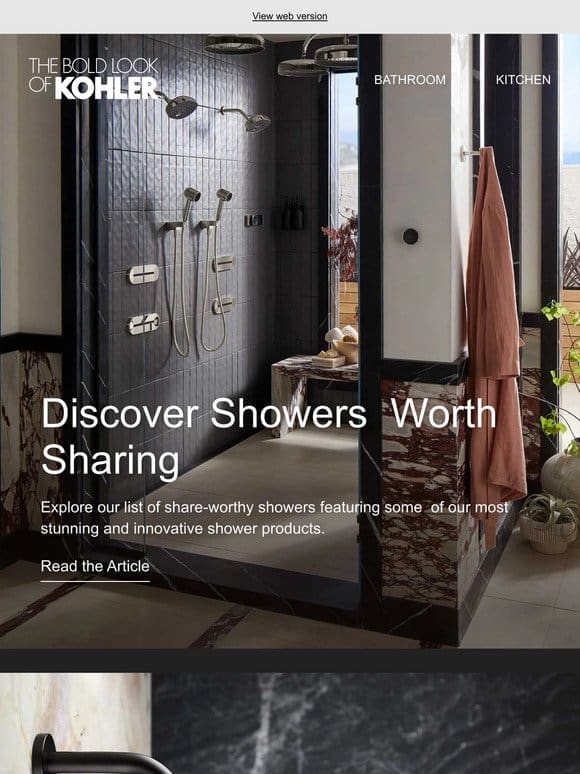 Discover Showers Worth Sharing