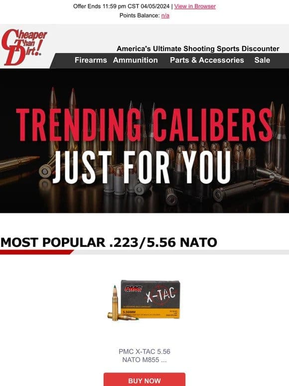 Discover Top Calibers That Others Are Buying