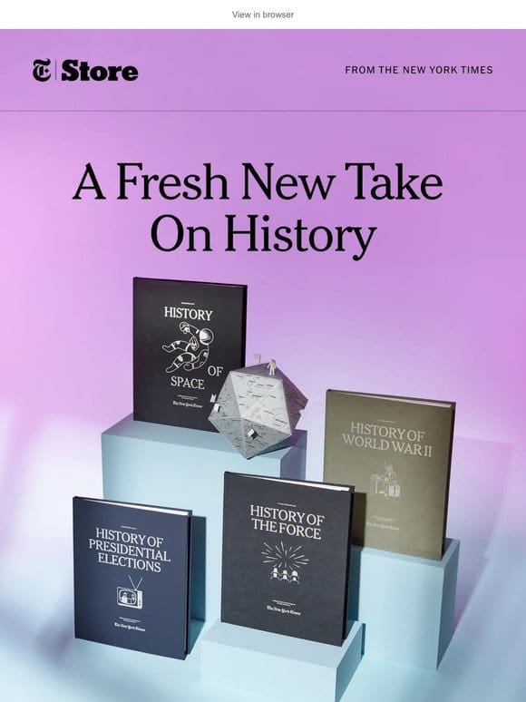 Discover the ideal gift for history lovers.