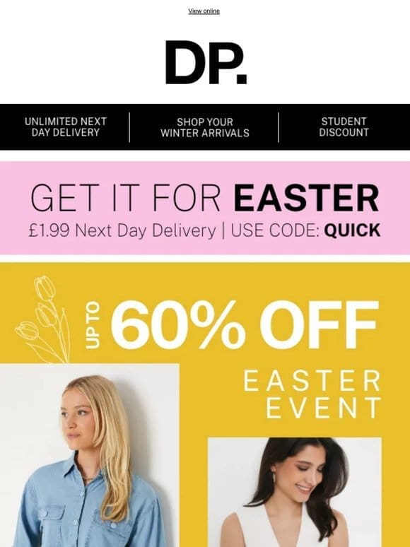 Discover up to 60% off