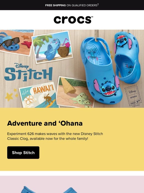 Disney Stitch has crash landed!