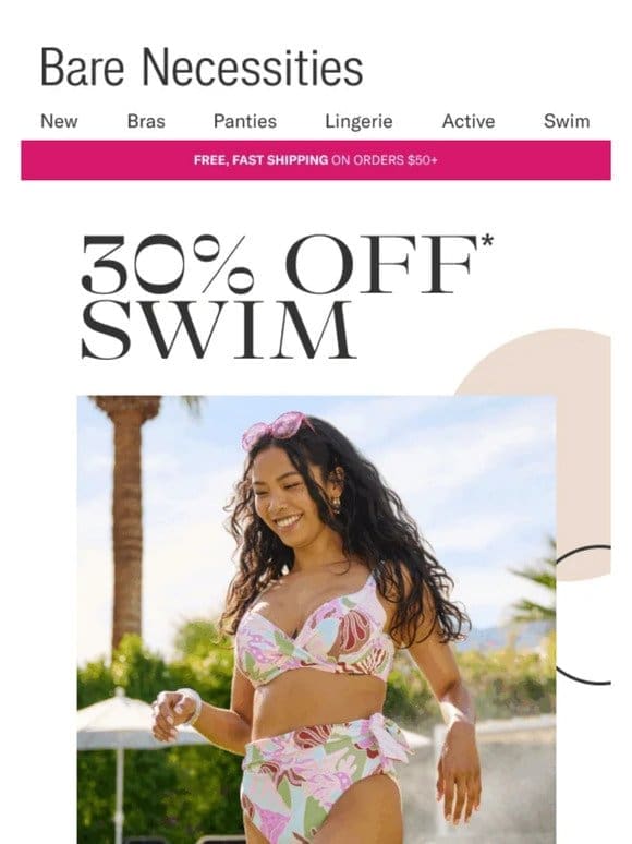 Dive Into Savings: 30% Off Swim | Friends & Family