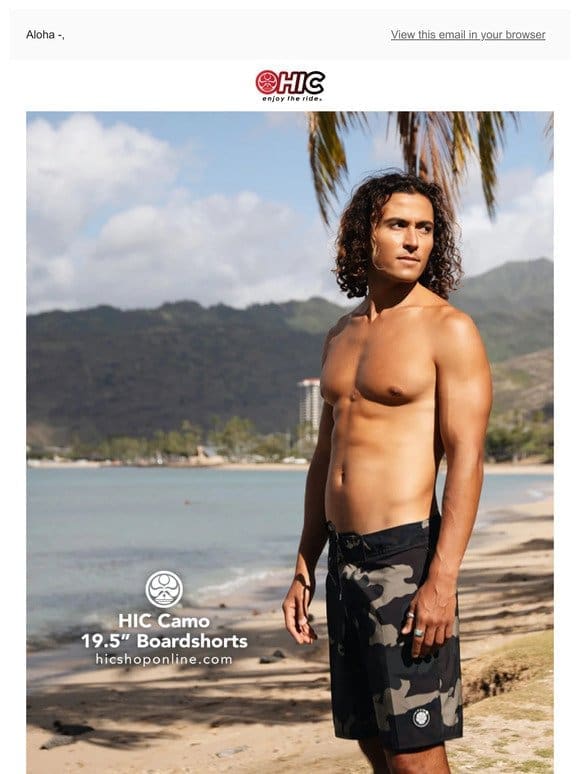 Dive Into The Weekend With These HIC Boardshorts!