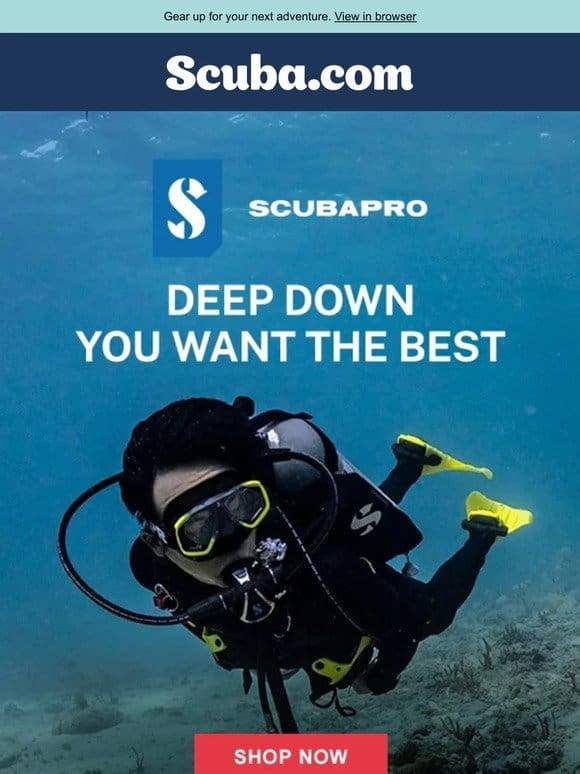 Dive into Excellence with Our Scuba Gear!