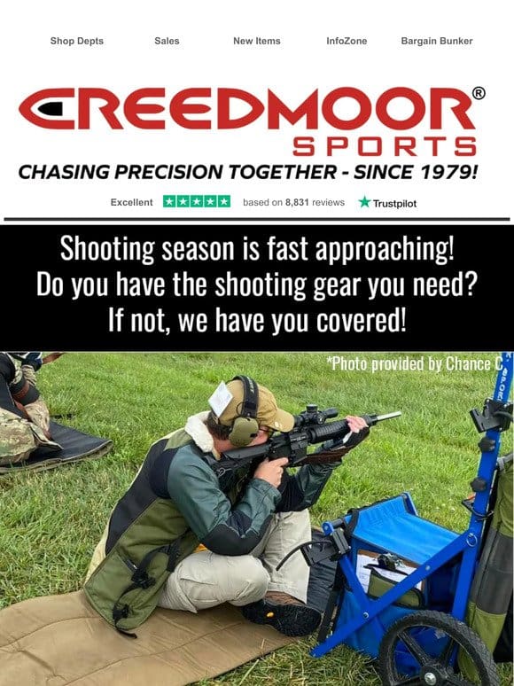 Do You Have Your Range Gear Ready & Ordered?