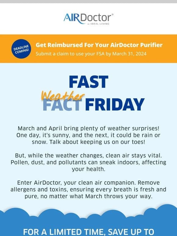 Don’t Let the Weather Impact Your Air!