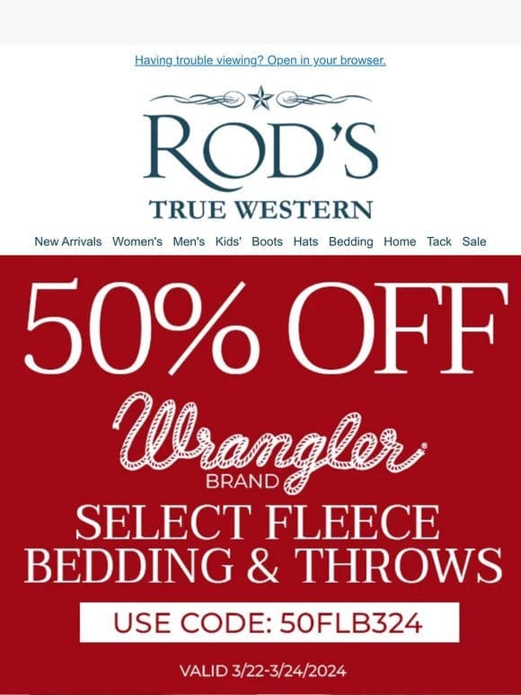 Don’t Miss Out! 50% Off Select Fleece Bedding & Throws