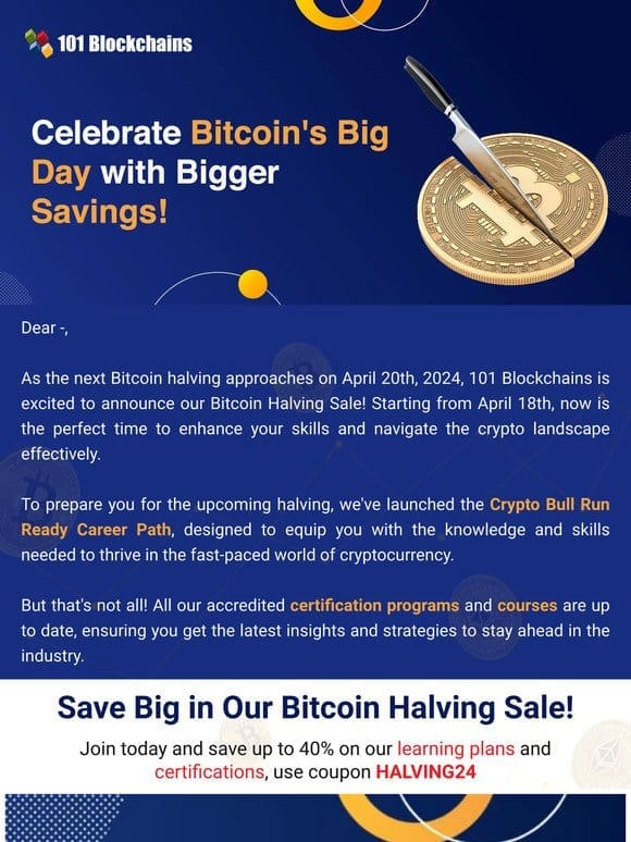 Don’t Miss Out: Bitcoin Halving Sale Starts April 18th!