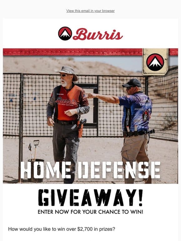 [Don’t Miss Out] Home Defense Giveaway!