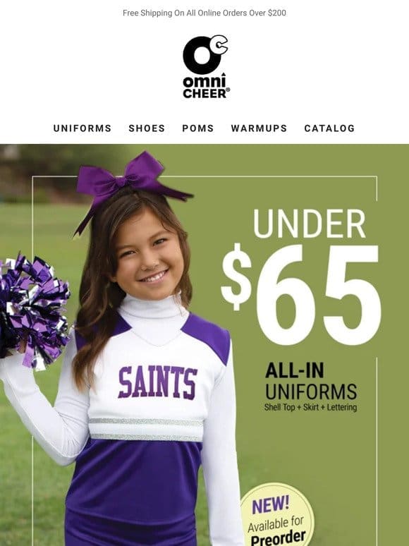 Don’t Miss This! All-In Uniforms Less than $65