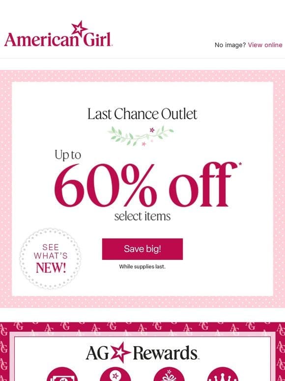 Don’t miss out on up to 60% off!