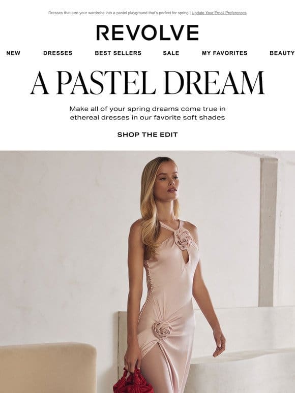 Dreamy dresses are IN for spring