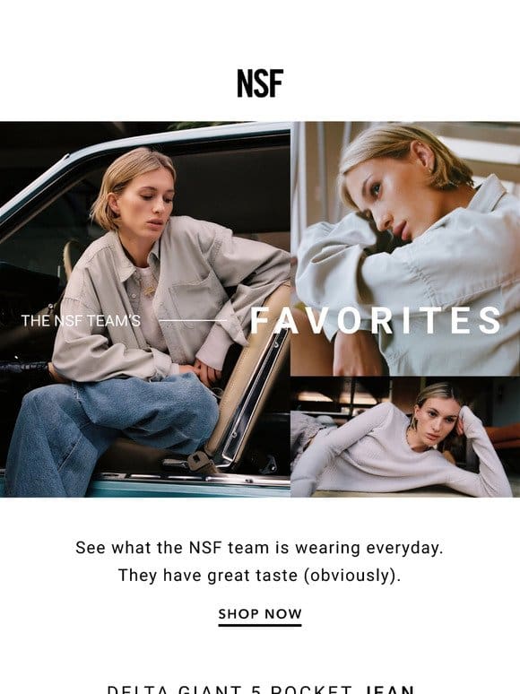 Dress like the NSF team: