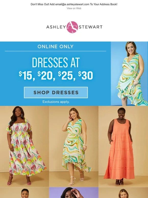 Dress to Impress: Stunning dresses under $30! ���