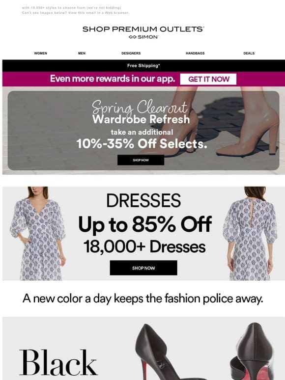 Dresses Up to 85% Off