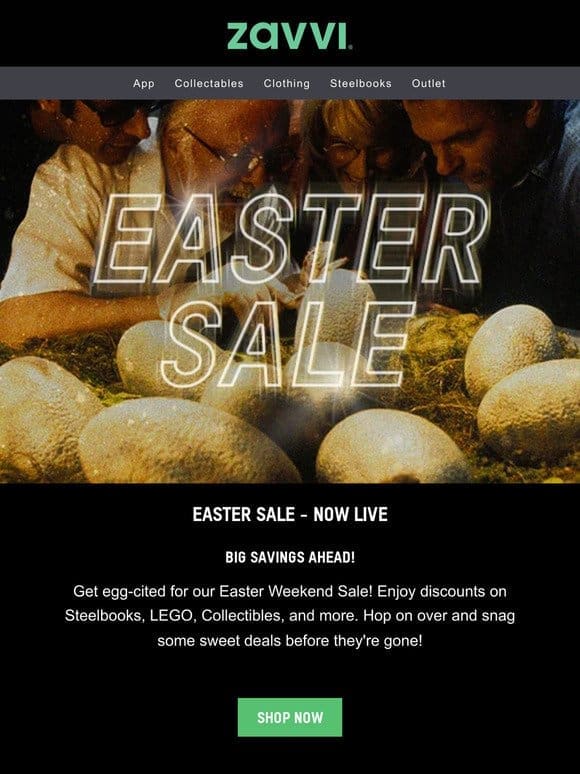 EASTER SALE IS HERE…