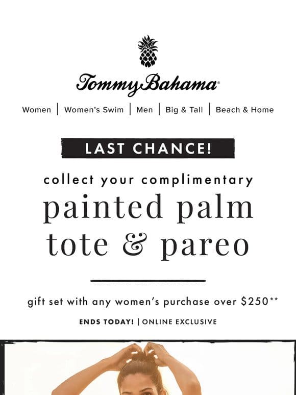 ENDS TODAY: Free Tote + Pareo Set