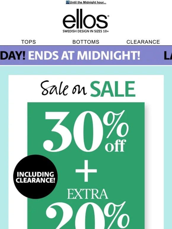 EXPIRING SOON: 30% OFF+ Extra 20% OFF