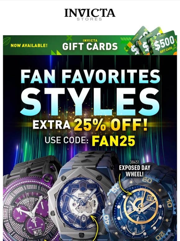 EXTRA 25% OFF❗Fan FAVORITE Watches ❗