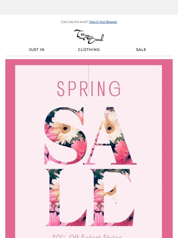 Early Spring Sale ~ Ends TONIGHT