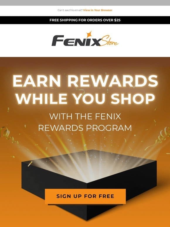 Earn points every time you shop!