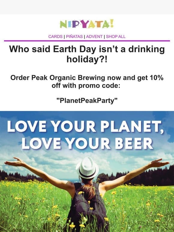 Earth Day Sale All Month