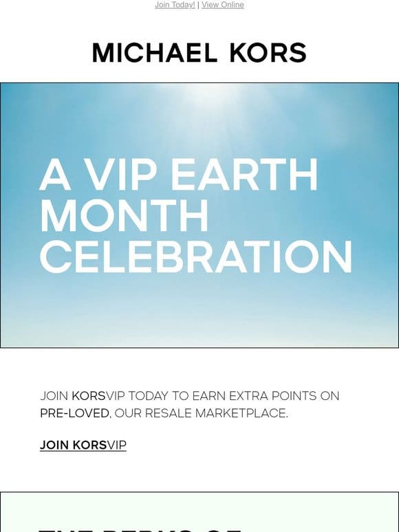 Earth Month Perks for KORSVIP Members