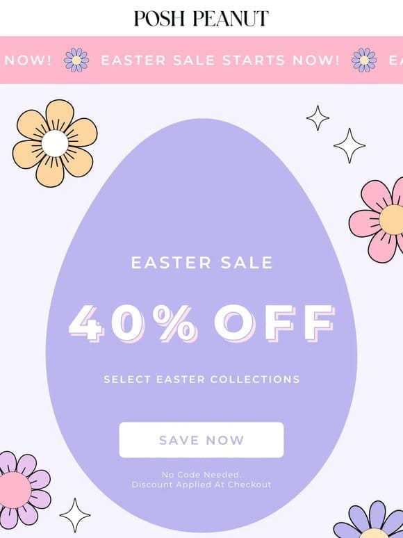 Easter SALE: Save 40%