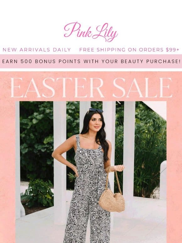 Easter Sale: 300+ styles starting at $10