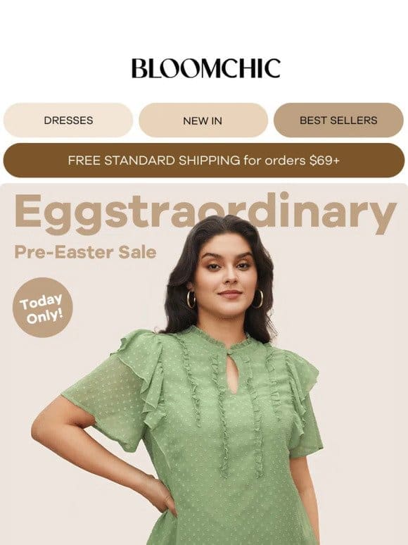 Eggstra Savings: Get $45 off Your Perfect Easter Outfit!