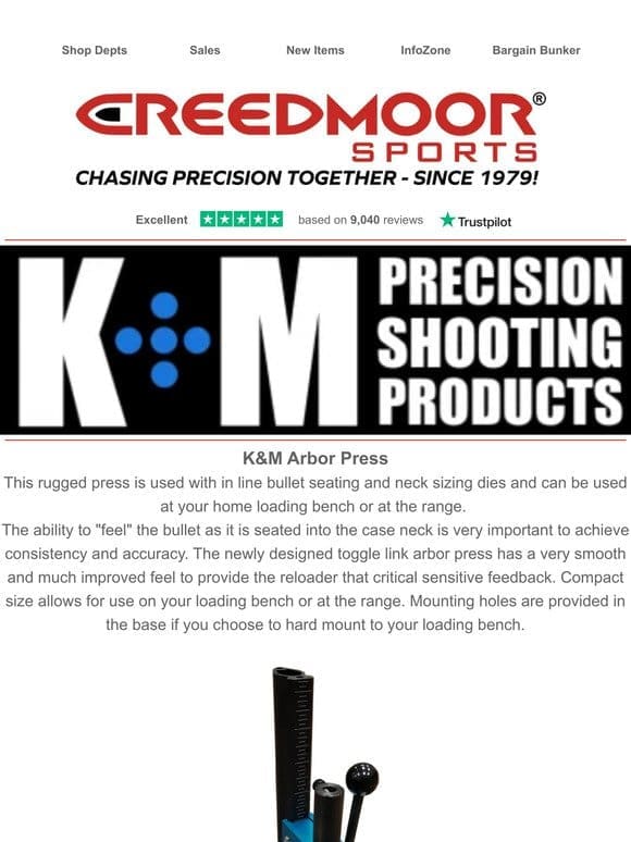Elevate Your Shooting Game with K&M Precision Shooting Products!