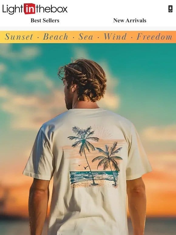 Embrace Coastal Chic: Sunlit Coastline Collection for Men