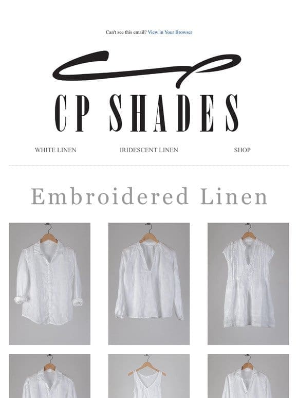 Embroidered Linen