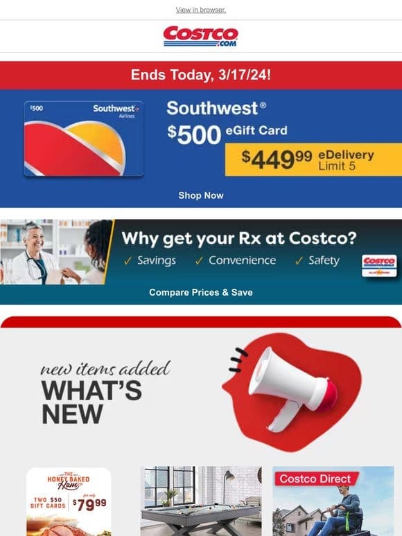 Ends Today! Don’t Let Southwest Airlines Gift Cards Fly Away!