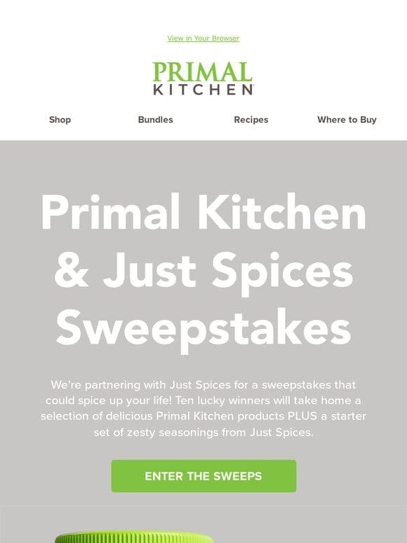 Enter our spicy sweeps!