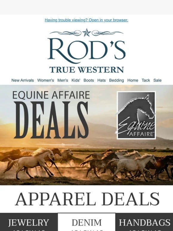 Equine Affaire Deals are HERE!