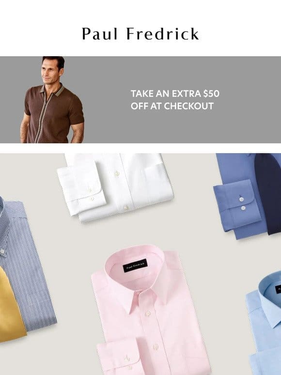 Essential shirts now 2 for $150