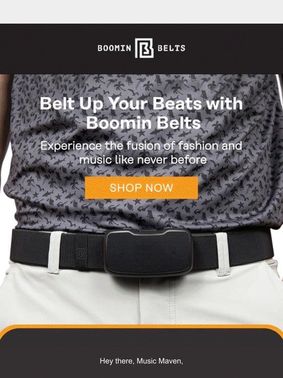 Ever heard of the waist belt and speaker combo?