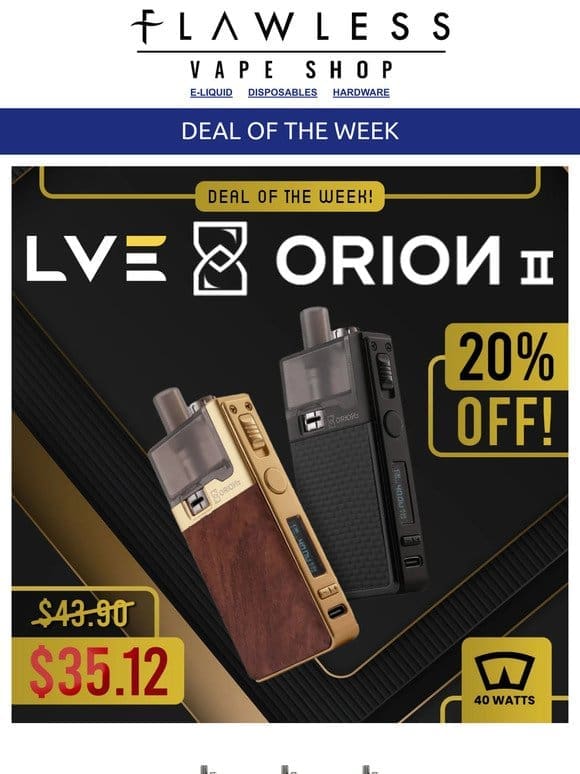 Exclusive Deal of the Week! Shop Now!