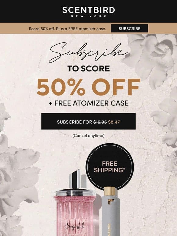 Exclusive Gift And 50% Off Inside