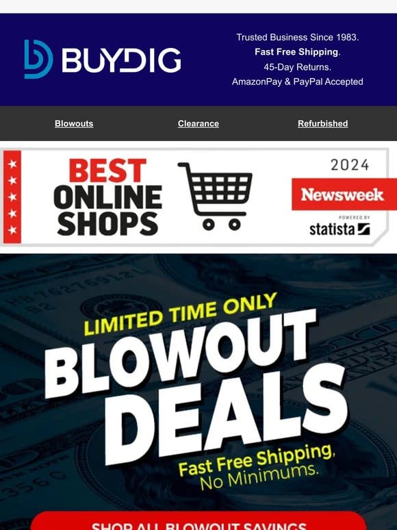 Exclusive Savings & Best of Web Blowout Deals Inside⬇️